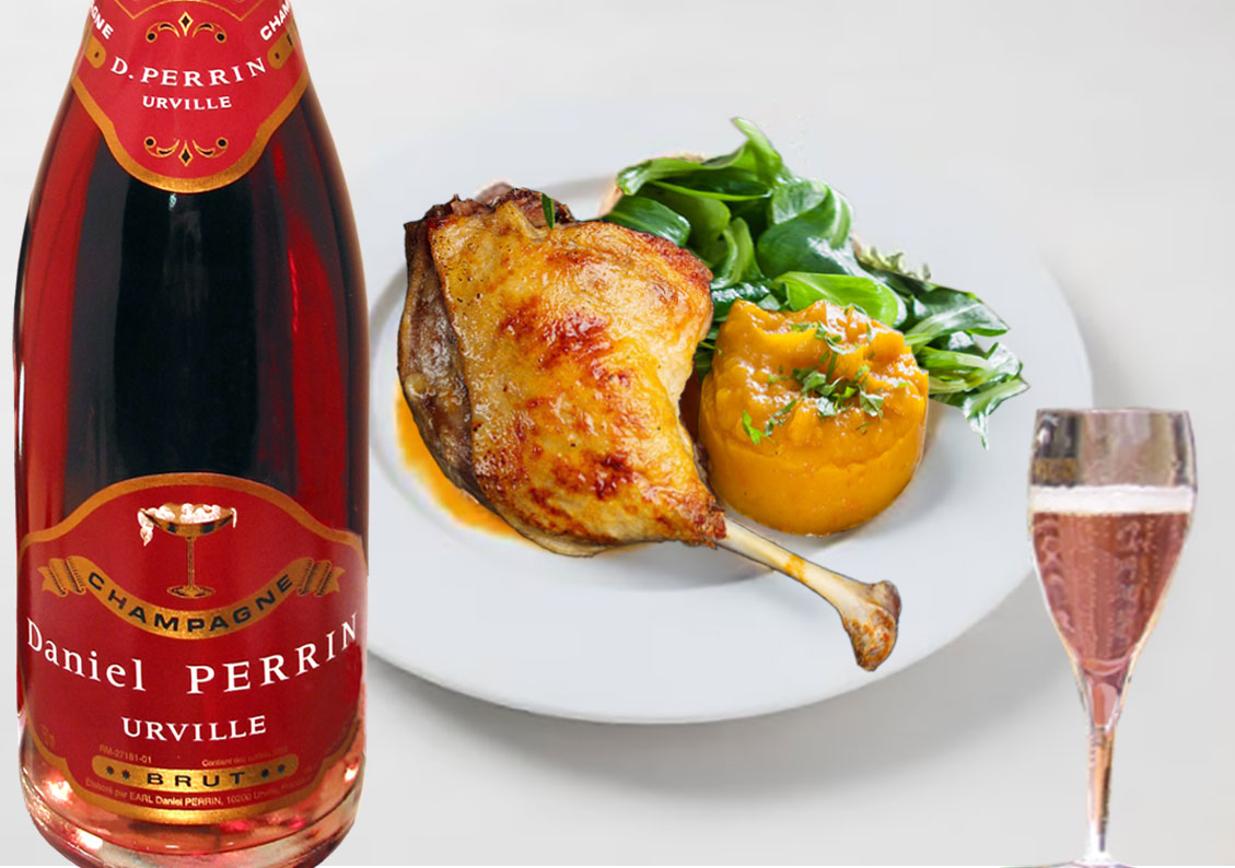Présentation Plat Canard Confit et Mousseline de Butternut