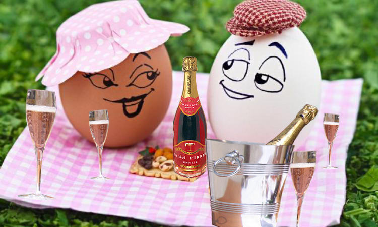 Pique-Nique de Pâques au Champagne Rosé
