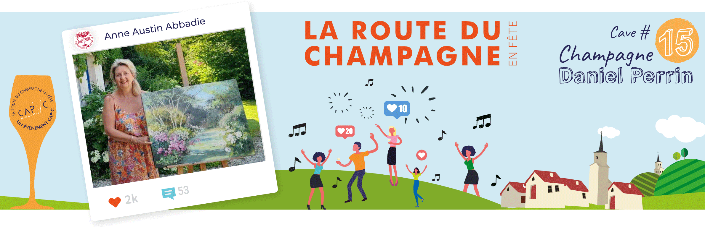 Animation Route du Champagne en Fête 2022 - Cave n°15 Peintres