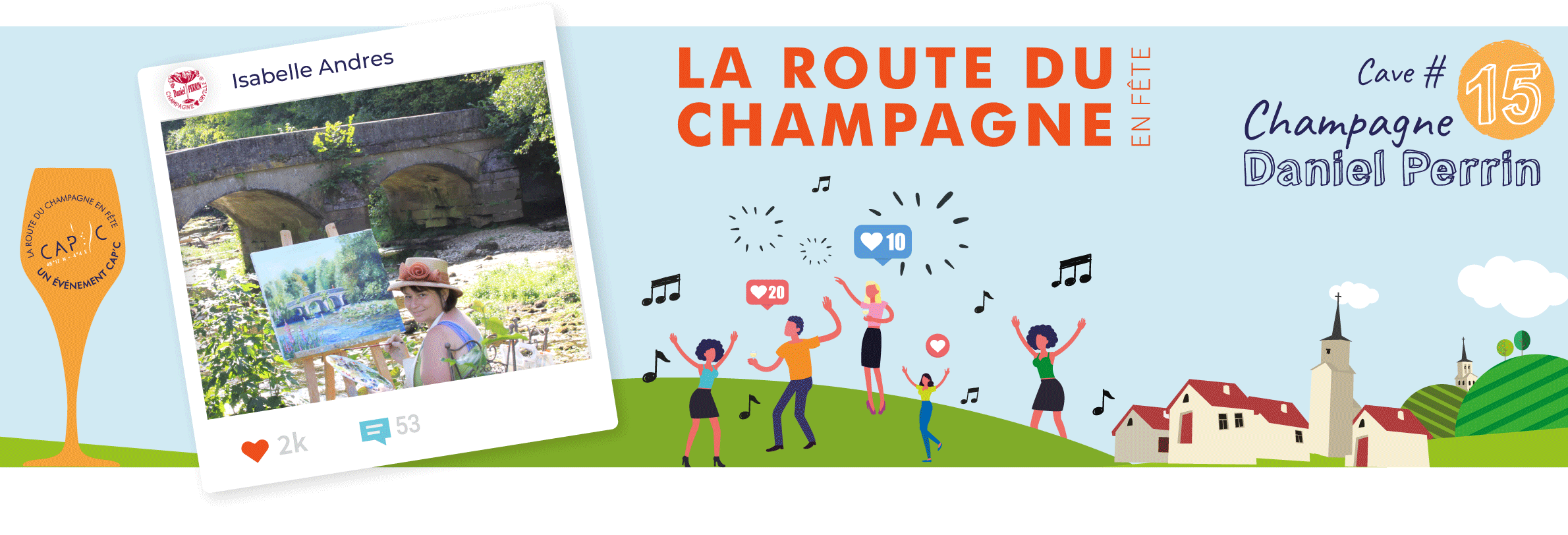 Animation Route du Champagne en Fête 2022 - Cave n°15 Peintres