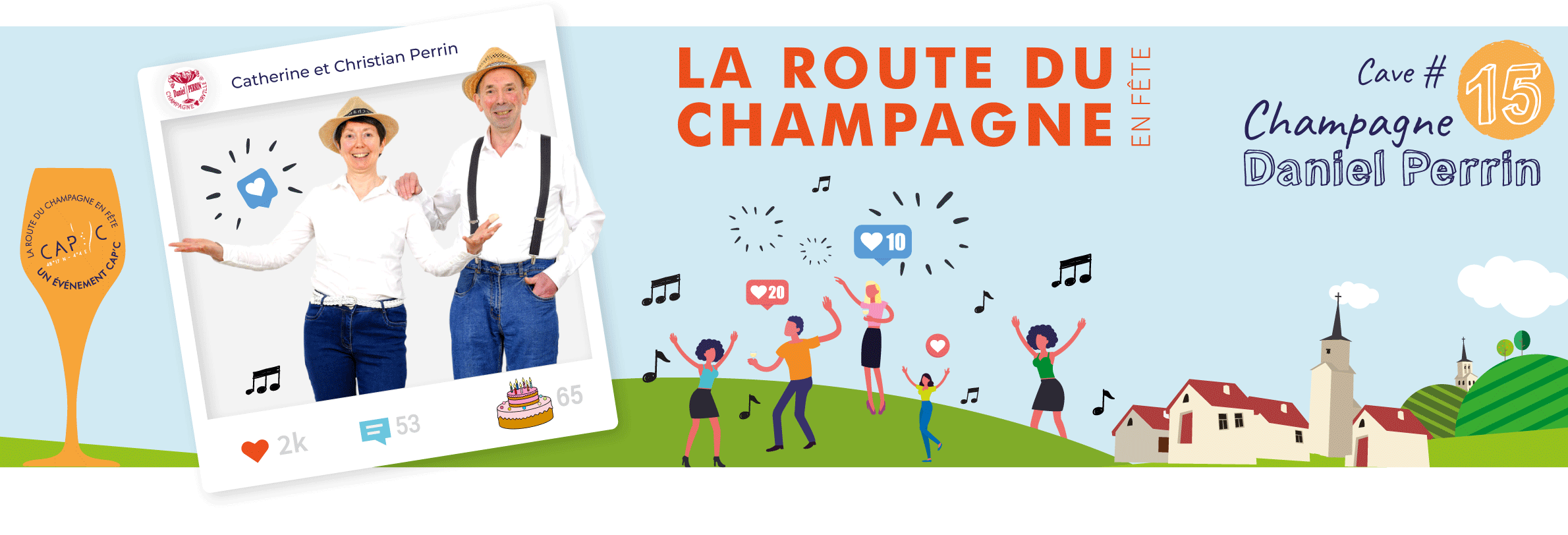 Bandeau Route du Champagne en Fête 2022 - Cave n°15